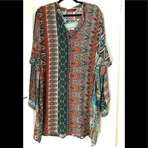 Johnny Was Beautiful long sleeve blouse